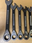 Craftsman Black Oxide Spline Metric Combination Wrench Set Pc 11-17MM 15&16. Fixed Price $35.00.