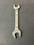 Rare Vintage Kawasaki Japan 14MM X 17MM Double Open End Wrench MITO-4. Fixed Price $21.00.