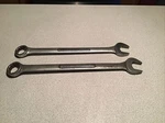 Vintage Craftsman 5/16" And 1/4 Combination Wrenches V44709 V44708 Usa. Fixed Price $32.99.