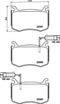 Hella Brake Pad Set T4176 For E.g. Alfa Romeo 8DB355039-051. Fixed Price $74.66.