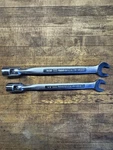Craftsman Forged Chrome Combination Wrench Set 9/16 & 1/2 V-42543 V-42542. Fixed Price $27.00.