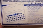 Blue Point 32 Piece 1/4" Power Tool Bit Set. Fixed Price $93.00.
