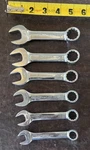 Snap-on Stubby Sae Combination Wrench Set 7/16 3/4 Ox Series Usa 6PC. Fixed Price $99.00.
