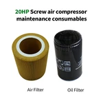 Air Filter + Oil For 20HP Compressor Accessories First Maintenance. Fixed Price $148.00.