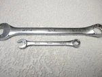Sk Chrome Finish Combination Wrenches 3/8" And 3/4" 88224 Lot Of Usa.. Fixed Price $13.95.