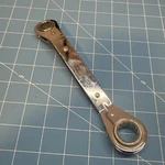 Mac Tools Double Box End Ratcheting Offset Wrench ROW20222 11/16 5/8 12 Pt.. Fixed Price $17.56.